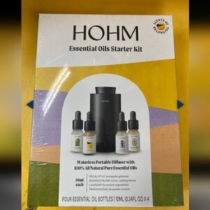 Waterless diffuser kit‎ with essential oils